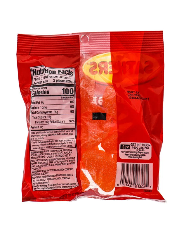 Sathers 2/$2 Orange Slices Candy 12 Count - 5 oz image 0