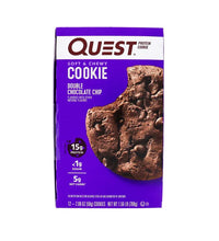 Quest Protein Double Chocolate Chip Cookie 12 Count - 2.08 oz image 0