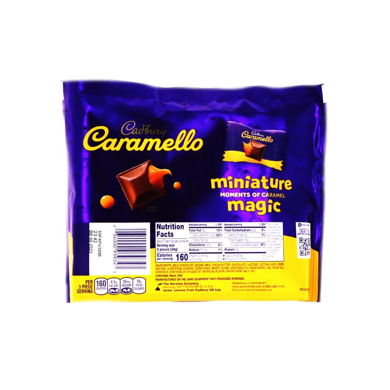 CadburyCaramello Miniatures Milk Chocolate and Caramel 8 oz - 20 s image 1