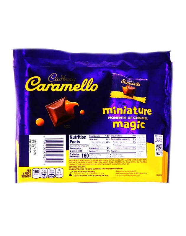 CadburyCaramello Miniatures Milk Chocolate and Caramel 8 oz - 20 s image 0