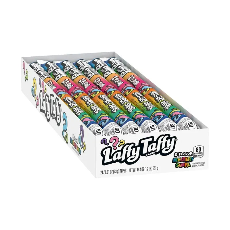 Laffy Taffy Rope Mystery Swirl Chewy Candy 24 Count - 0.81 oz image 0