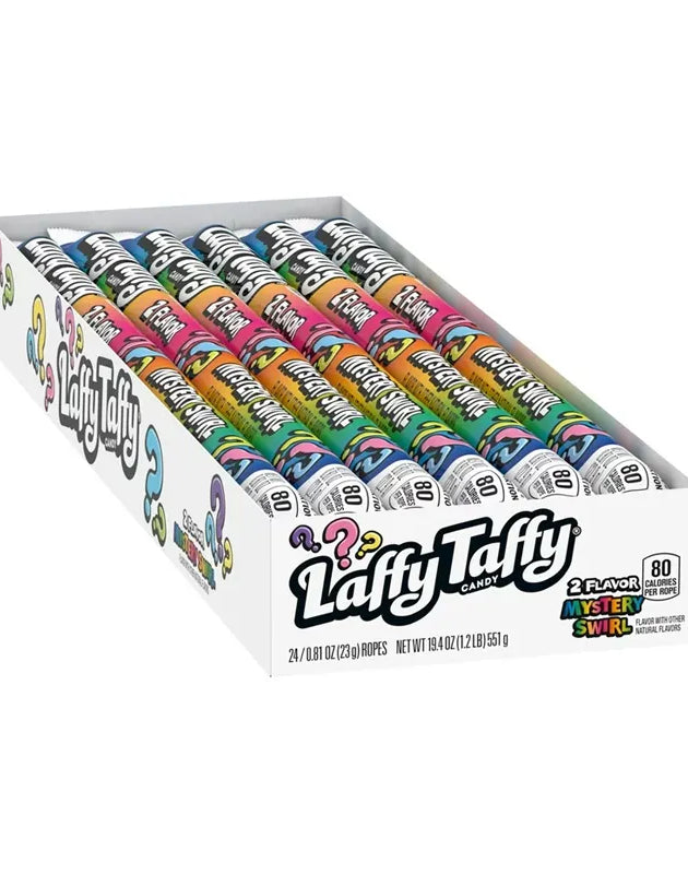 Laffy Taffy Rope Mystery Swirl Chewy Candy 24 Count - 0.81 oz image 0