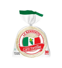 La Banderita White Corn Tortillas - (Pack of 30) image 0