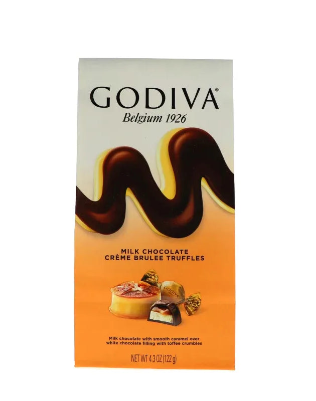 Godiva Milk Creme Brulee Dessert Truffles 4.3 oz image 0