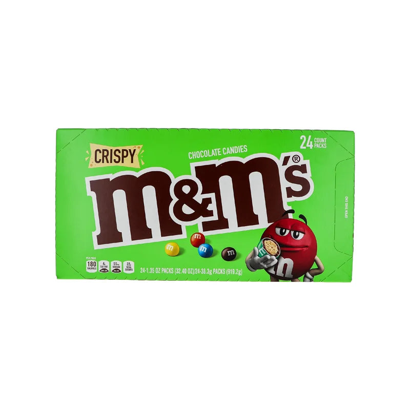M&M's Crispy Chocolate Candy 24 Count - 1.35 Oz image 0