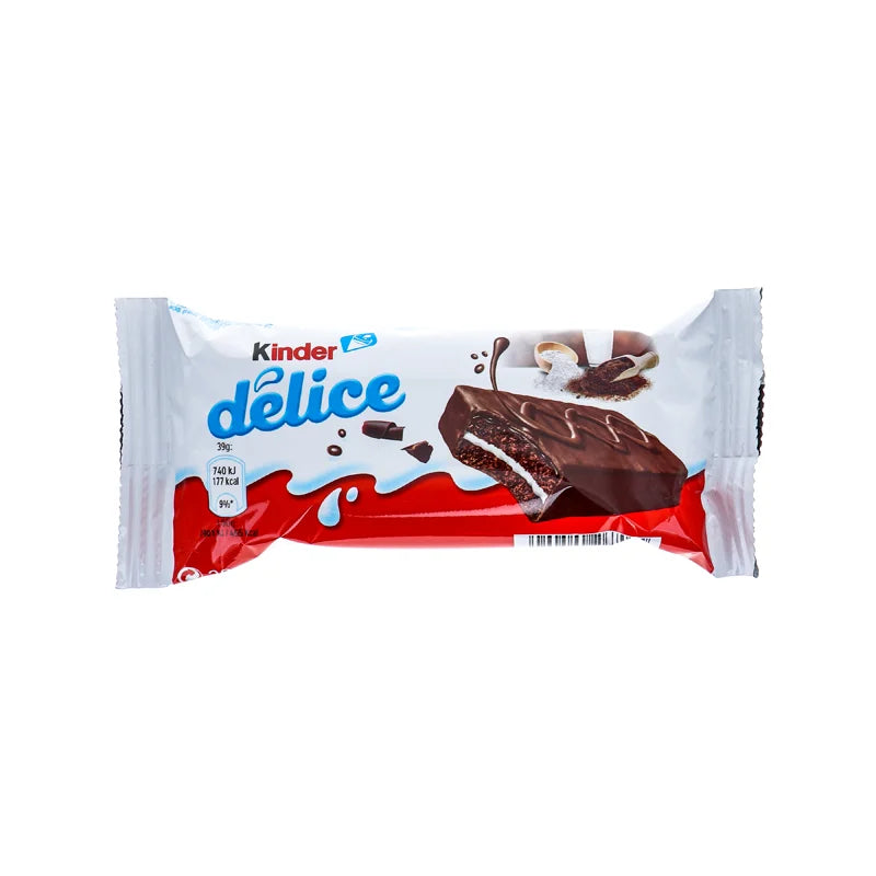 Kinder Delice Milk Chocolate Bar 20 Count - 39 G image 0