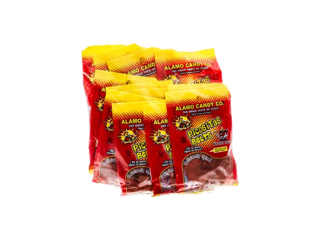 Alamo Candy Picositas Belts Xtreme Sour with Chili 12 Count - 1.5 oz image 0