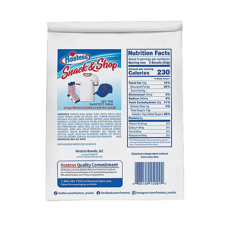 Hostess Donettes Mini Powder Donut Bag 10 oz image 1