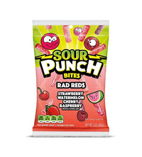 Sour Punch Rad Reds Bites Chewy Candy 12 Count - 5 oz image 0