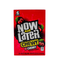 Now & Later 25c Chewy Cherry Candy 24 Count - 6 Pieces image 0