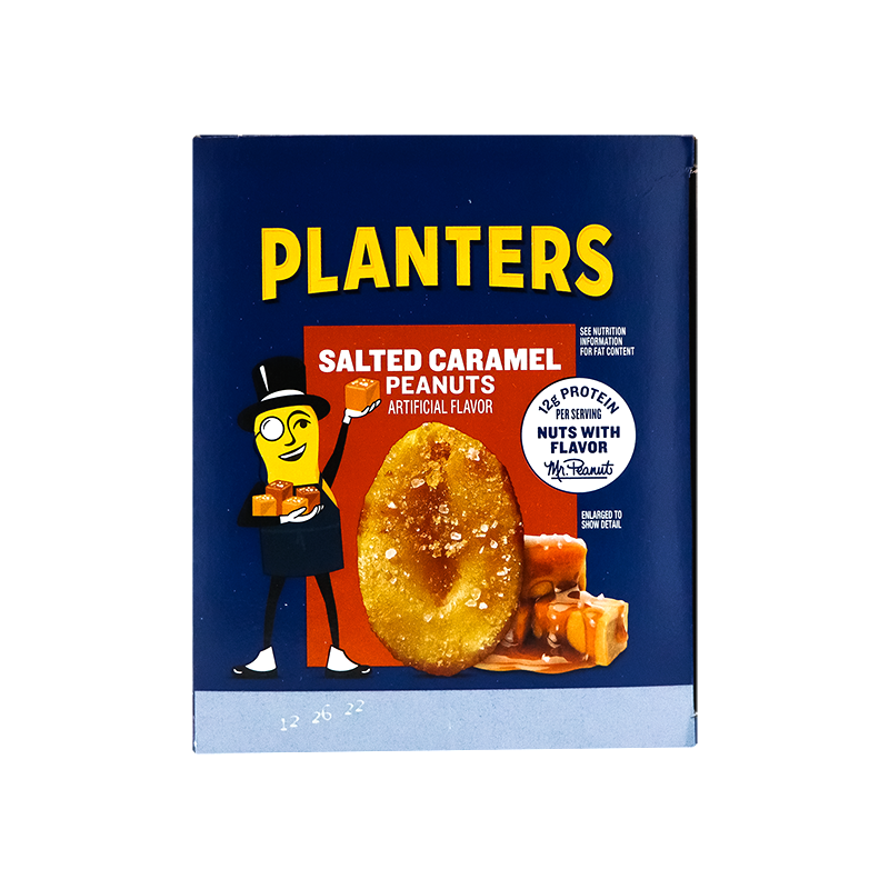 Planters Salted Caramel Peanuts 10 Count - 2 oz image 0