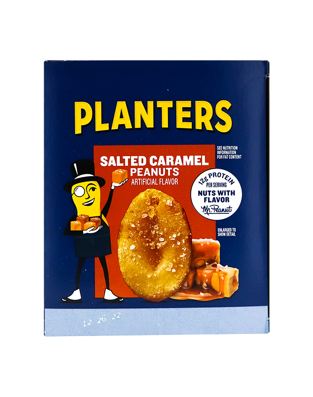 Planters Salted Caramel Peanuts 10 Count - 2 oz image 0