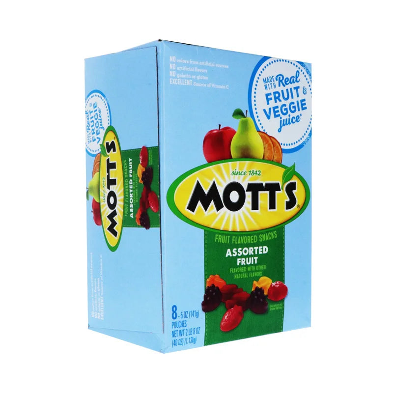 Mott's Fruit Snacks Assorted Fruit 8 Count - 5 oz image 1