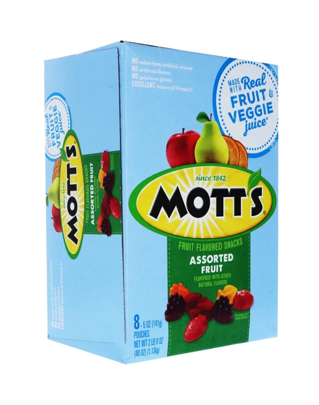 Mott's Fruit Snacks Assorted Fruit 8 Count - 5 oz image 0