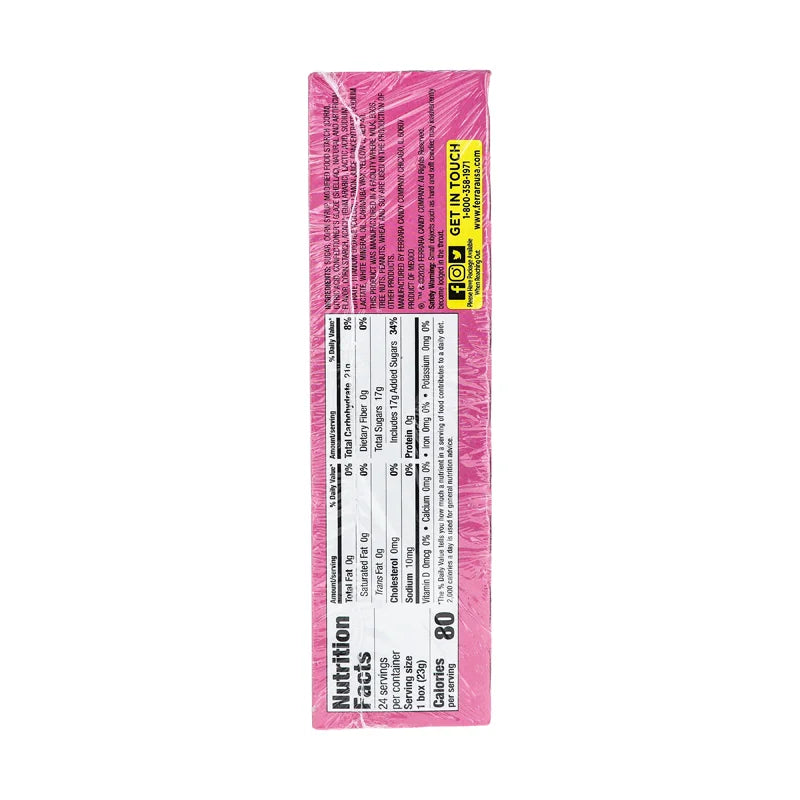 Chewy Lemonhead Pink Lemonade Candies 24 Count - 0.8 oz image 1