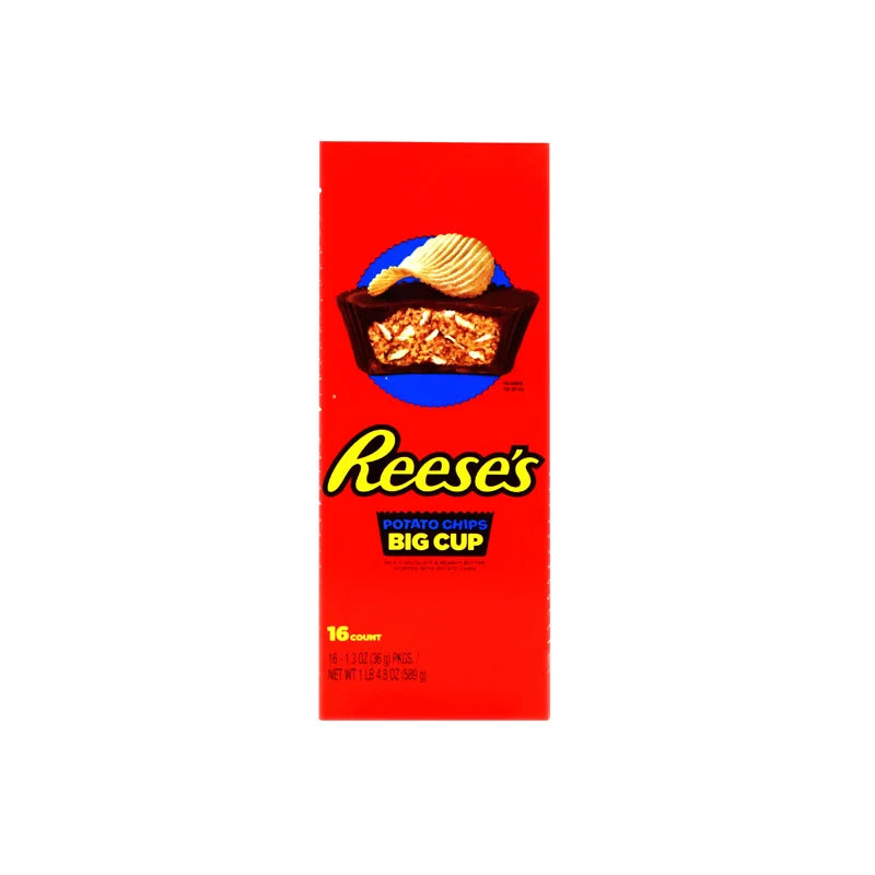 Reese's Milk Chocolate Peanut Butter with Potato Chips 16 Count - 1.3 oz image 0