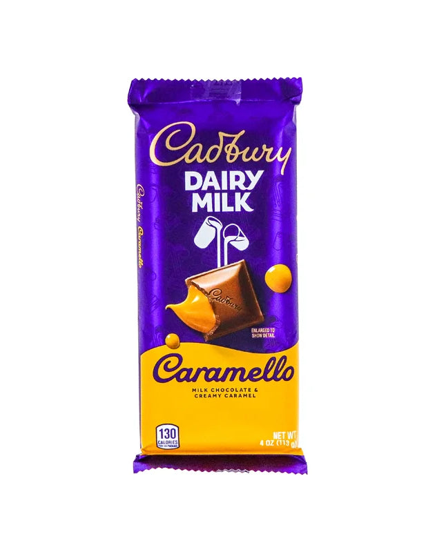 Cadbury Caramello Bar, Milk Chocolate & Creamy 4 oz image 0