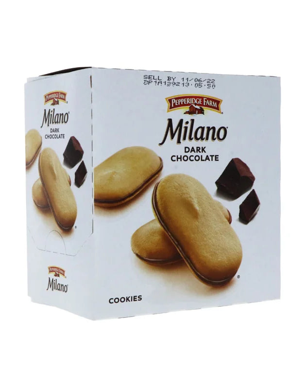 Pepperidge Farm Milano Cookies, Dark Chocolate Cookie 8 Count - 1.2 oz image 0