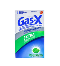 Gas-X Extra Strength Gas Relief Softgels Antigas - 10 Count image 0