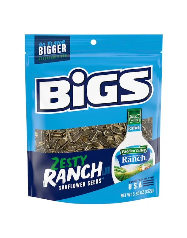 BIGS Hidden Valley Ranch Sunflower Seeds, 5.35-oz. Bag (Pack of 12) image 0
