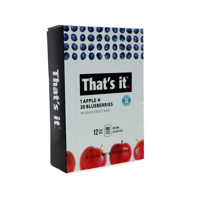 That's It Fruit Bar - Apple and Blueberry 12 Count - 1.2 oz image 1