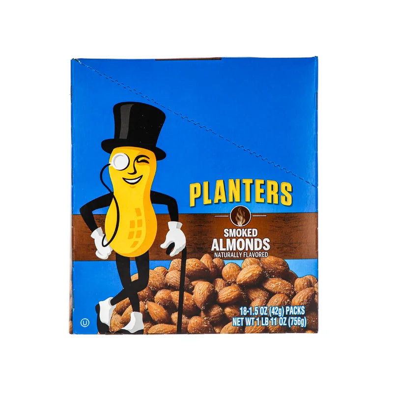 Planters Smoked & Salted Almonds 18 Count - 1.5 oz image 0