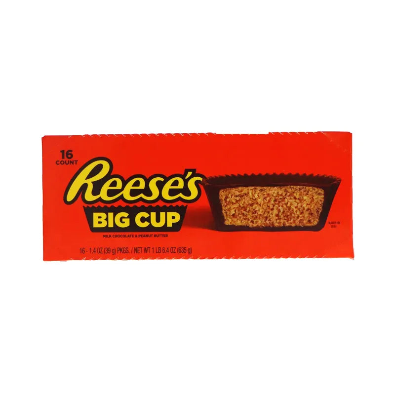 Reese's Big Cup Milk Chocolate Peanut Butter Cup 16 Count - 1.4 oz image 0