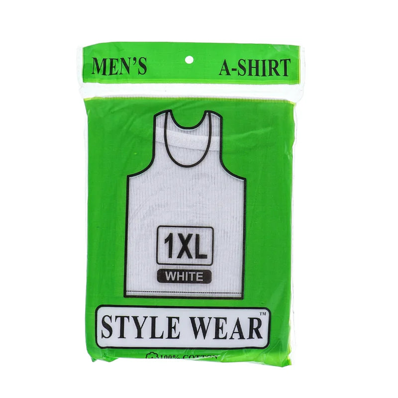 Muscle Shirt - White 1 XL - 1 Count Only image 0