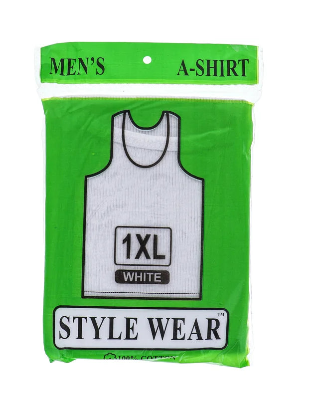 Muscle Shirt - White 1 XL - 1 Count Only image 0