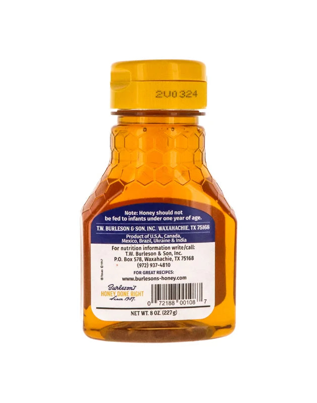 Burleson's Clover Honey 8 oz image 0