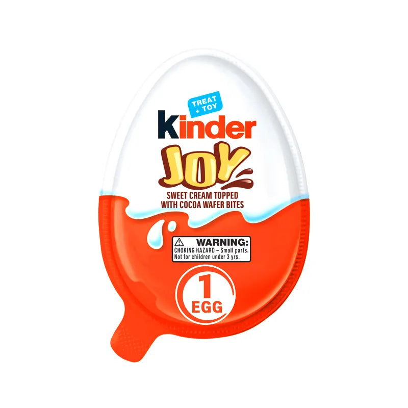 Kinder Joy Go Wild Sweet Cream Topped with Cocoa Wafer Bites 15 Count - 0.7 oz image 1