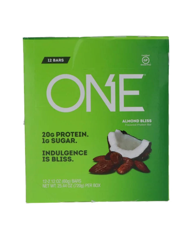 ONE Protein Bar Almond Bliss 12 Count - 2.12 oz image 0