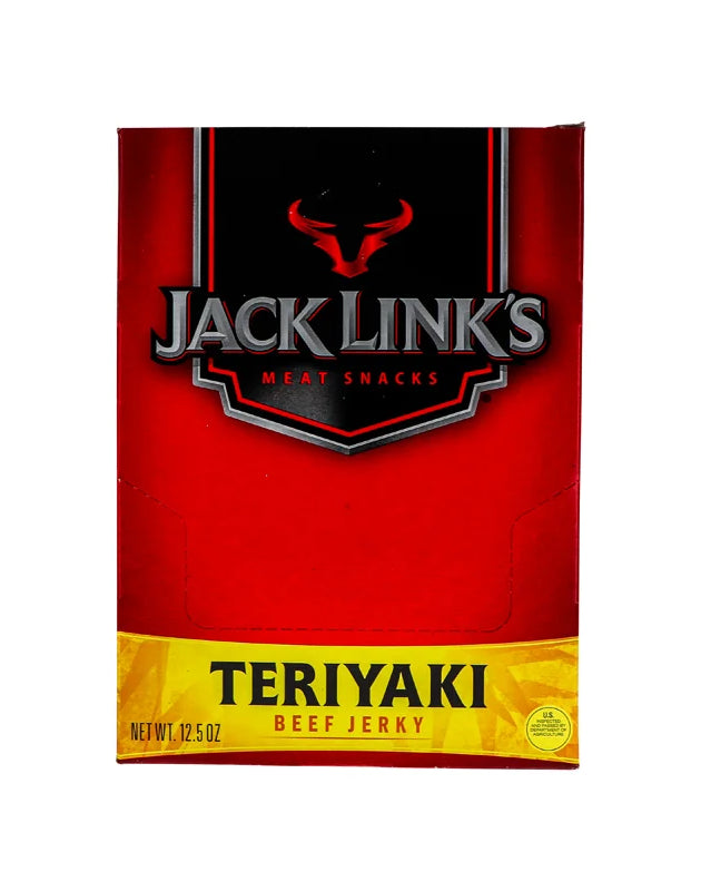 Jack Link's Beef Jerky Teriyaki- Bag 10 Count - 1.25 oz image 0