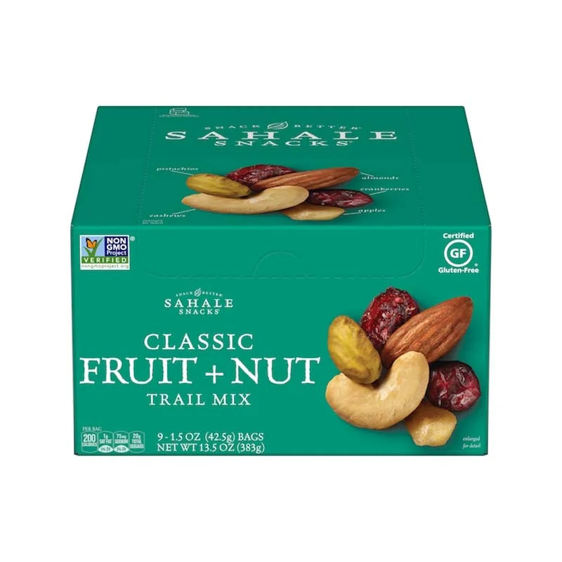 Sahale Snacks Classic Fruit and Nut Trail Mix 9 Count - 1.5 oz image 0
