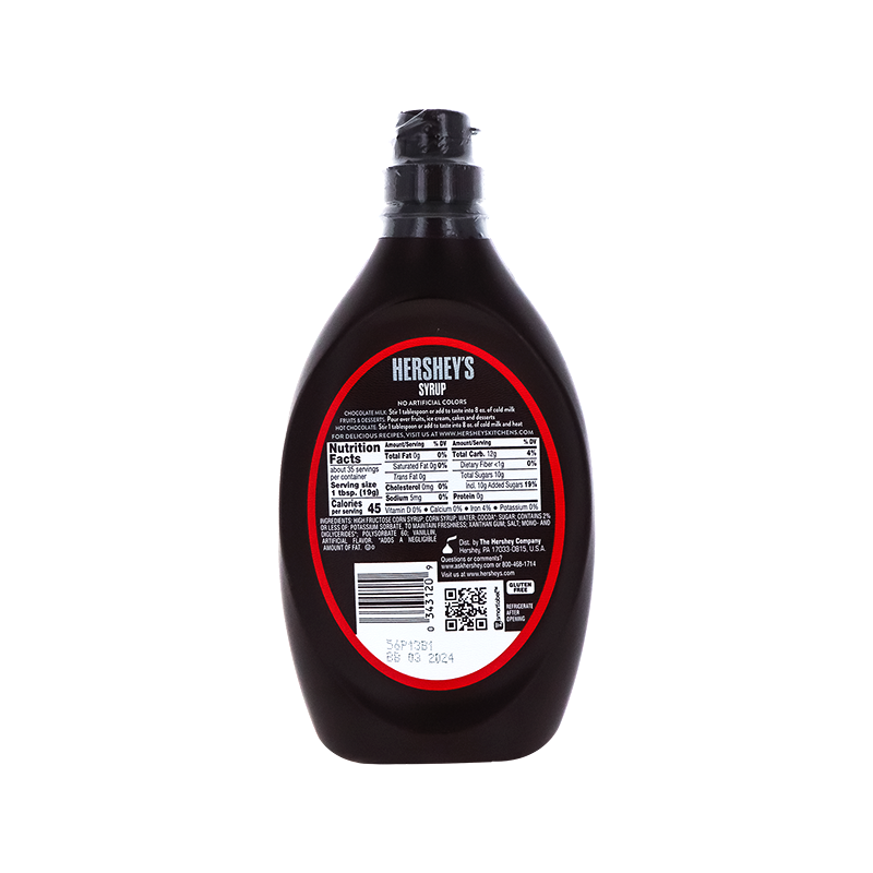 Hershey's Chocolate Syrup, 24 oz Bottle image 1