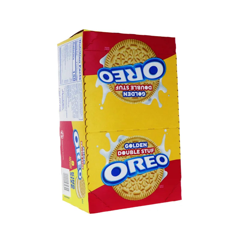 Nabisco King Size Golden Oreo Double Stuff Sandwich Cookies 10 Count image 1