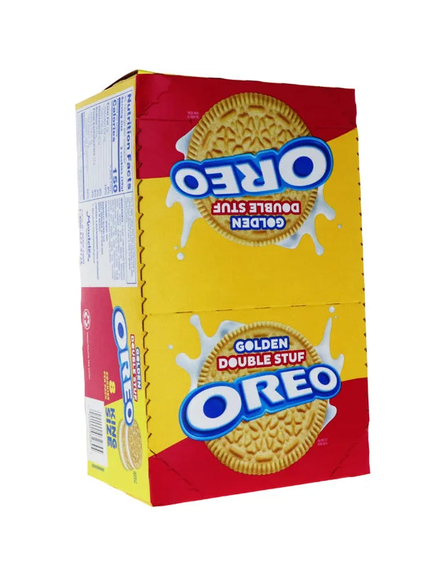 Nabisco King Size Golden Oreo Double Stuff Sandwich Cookies 10 Count image 0