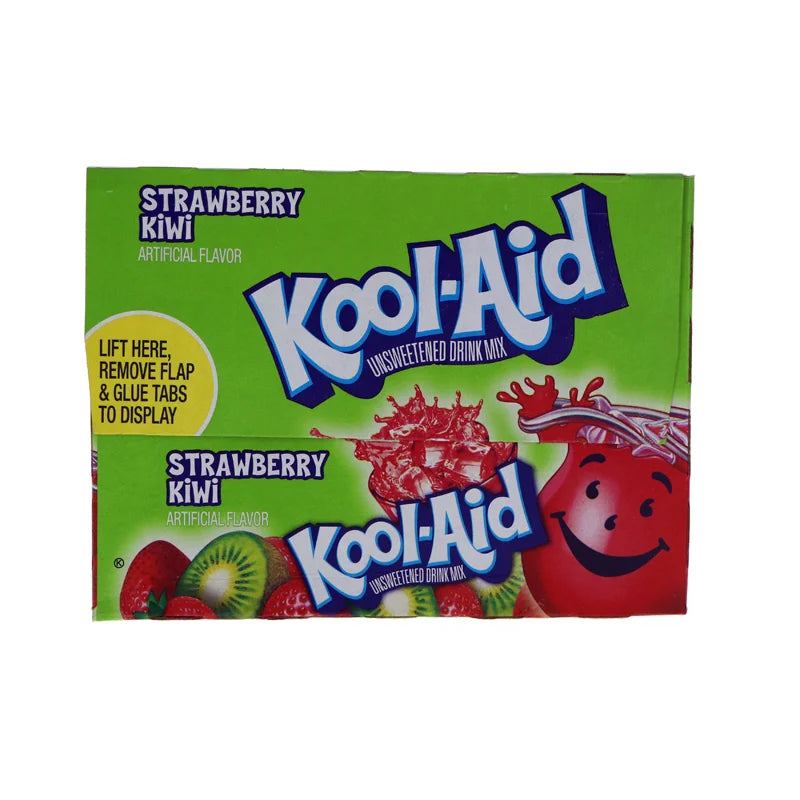 Kool-Aid Strawberry Kiwi Unsweetened Soft Drink Mix 48 Count - 0.17 oz image 0