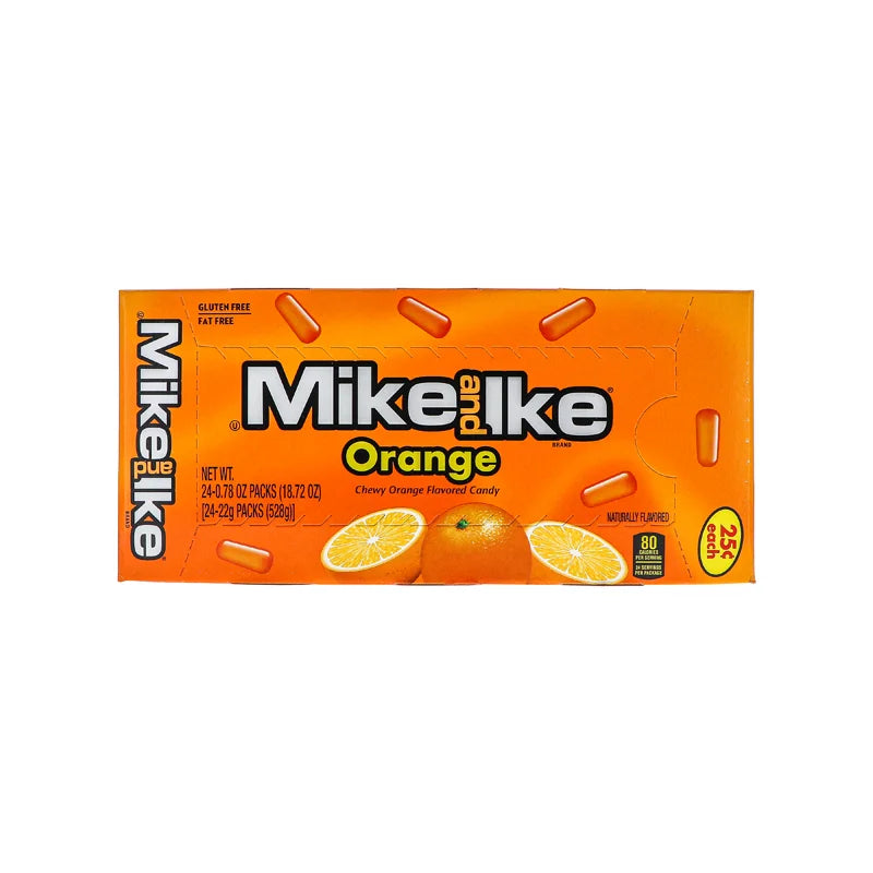 Mike And Ike 25c Orange Chewy Candies 24 Count - 0.78 oz image 0