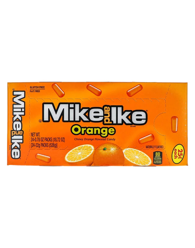 Mike And Ike 25c Orange Chewy Candies 24 Count - 0.78 oz image 0