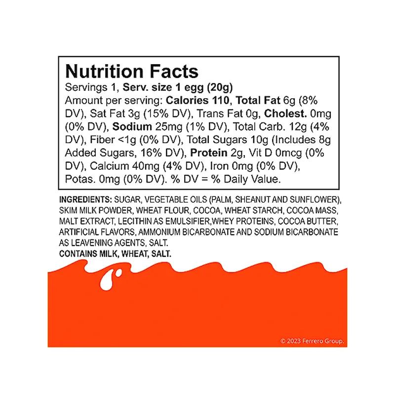 Kinder Joy Go Wild Sweet Cream Topped with Cocoa Wafer Bites 15 Count - 0.7 oz image 2