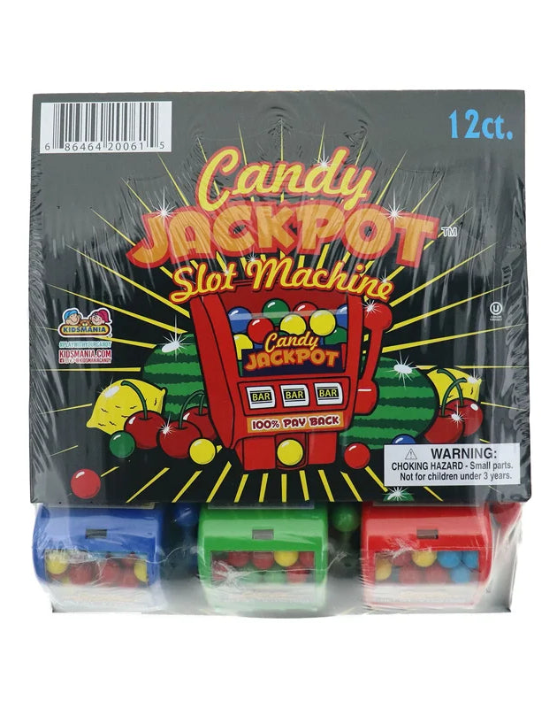Kidsmania Candy Jackpot Slot Machine Candy - 12 Count image 0