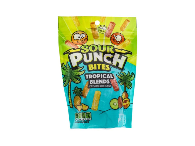 Sour Punch Bite Pouch Tropical - 9 oz image 0