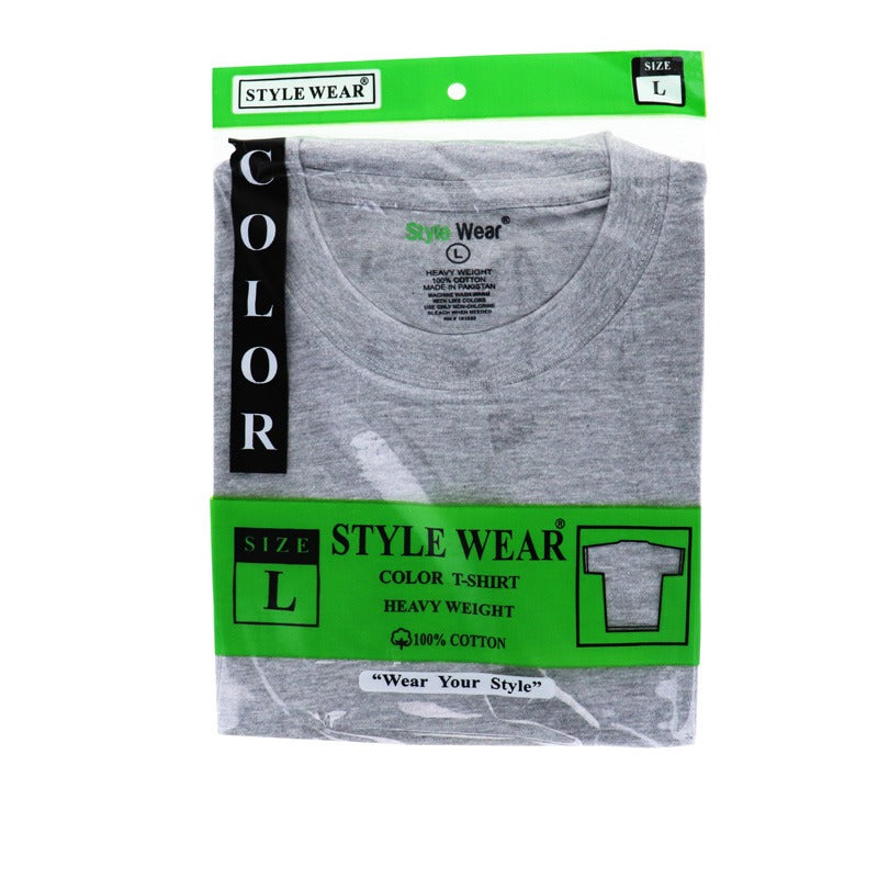 Style Wear T-Shirt - Round Neck Grey 3 XL - 1 Count Only image 0