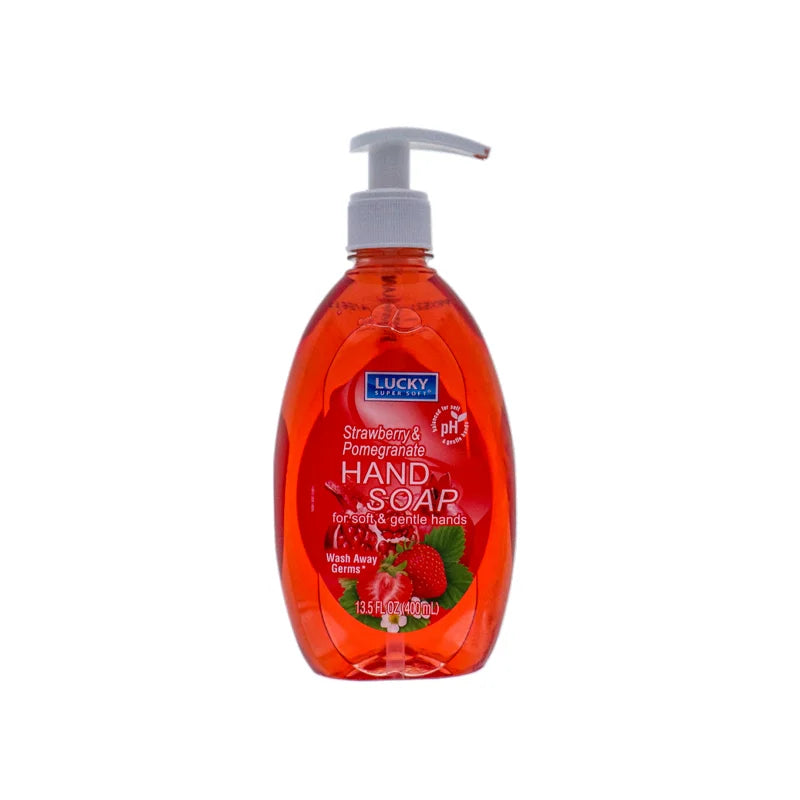 Lucky Liquid Hand Soap Strawberry & Pomegranate 13.5 oz image 0