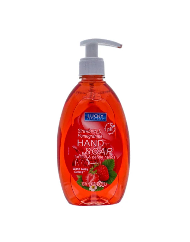 Lucky Liquid Hand Soap Strawberry & Pomegranate 13.5 oz image 0