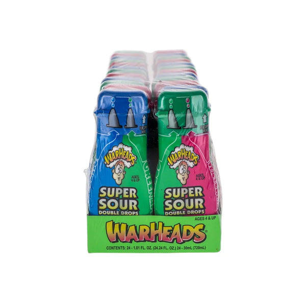 Warheads Super Sour Double Drop 24 Count 1.01 Oz
