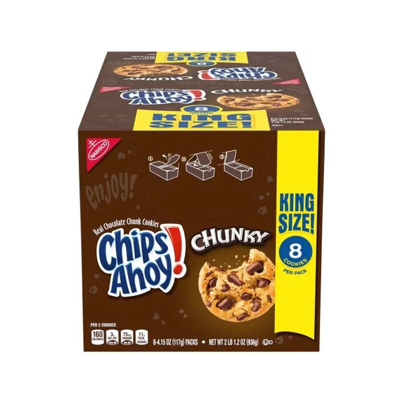 Nabisco Chips Ahoy Chunky King Size 8 Count image 0