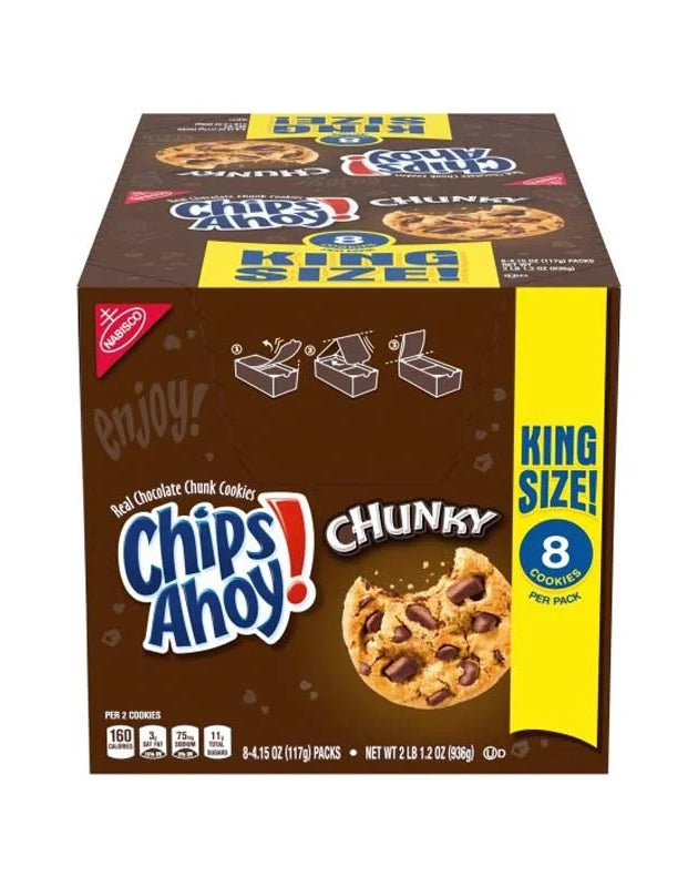 Nabisco Chips Ahoy Chunky King Size 8 Count image 0