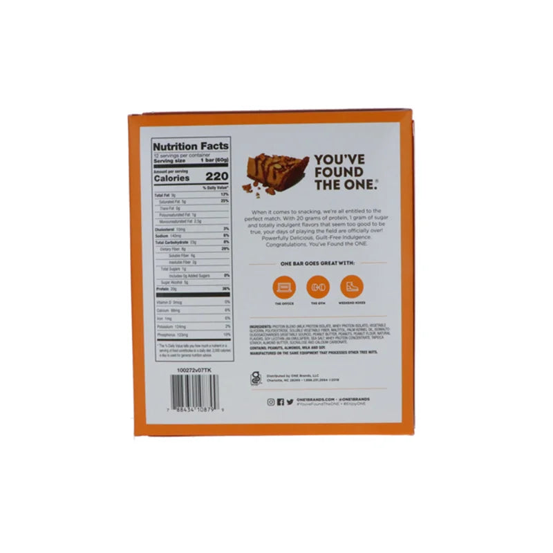 One Protein Bar, Peanut Butter Pie 12 Count - 2.12 oz image 2